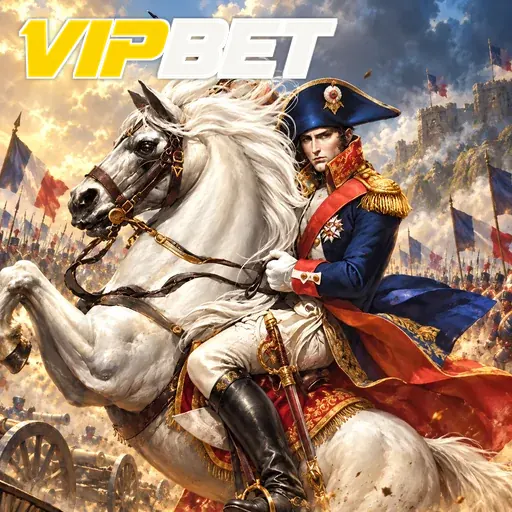 VIPBET — ilustração de um cavaleiro em um cavalo branco