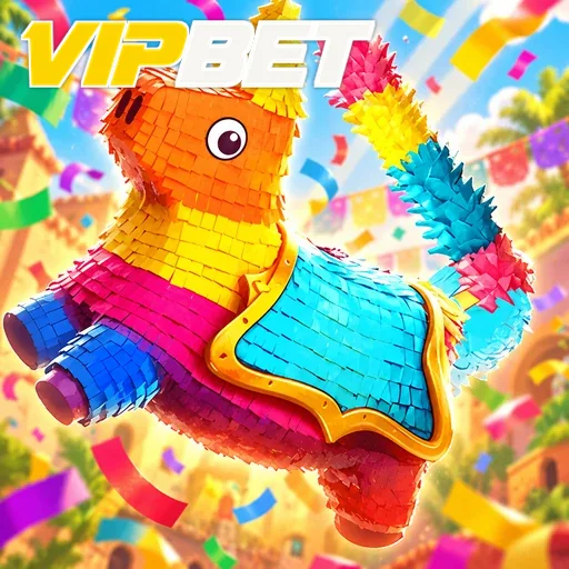VIPBET — ilustração de uma piñata colorida