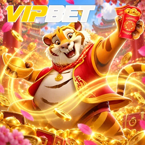 VIPBET — ilustração de uma raposa entre moedas e luzes