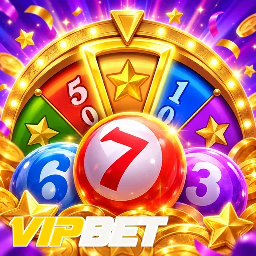 VIPBET — ilustração de uma roleta colorida